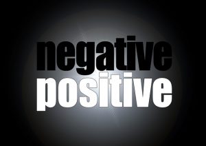 negative positive