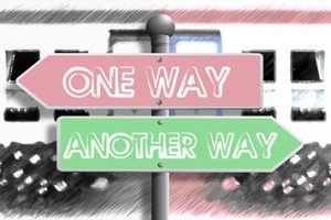one way other way