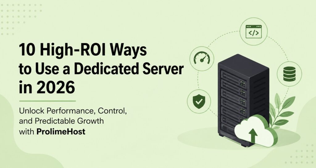10 High ROI Ways to Use a Dedicated Server in 2026 | Blogs 10 High ROI Ways to Use a Dedicated Server in 2026