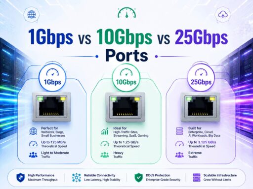 1Gbps vs 10Gbps vs 25Gbps ports