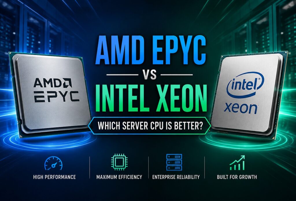 AMD EPYC vs Intel Xeon Which Server CPU Is Better | Blogs AMD EPYC vs Intel Xeon Which Server CPU Is Better