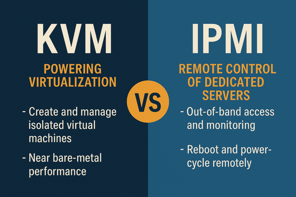 KVM vs IPMI Explained for Server Management