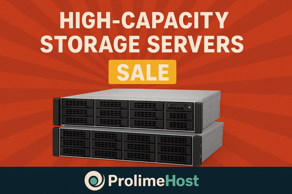High-Capacity Storage Servers – Up to 60 Enterprise HDDs | 100 TB ...