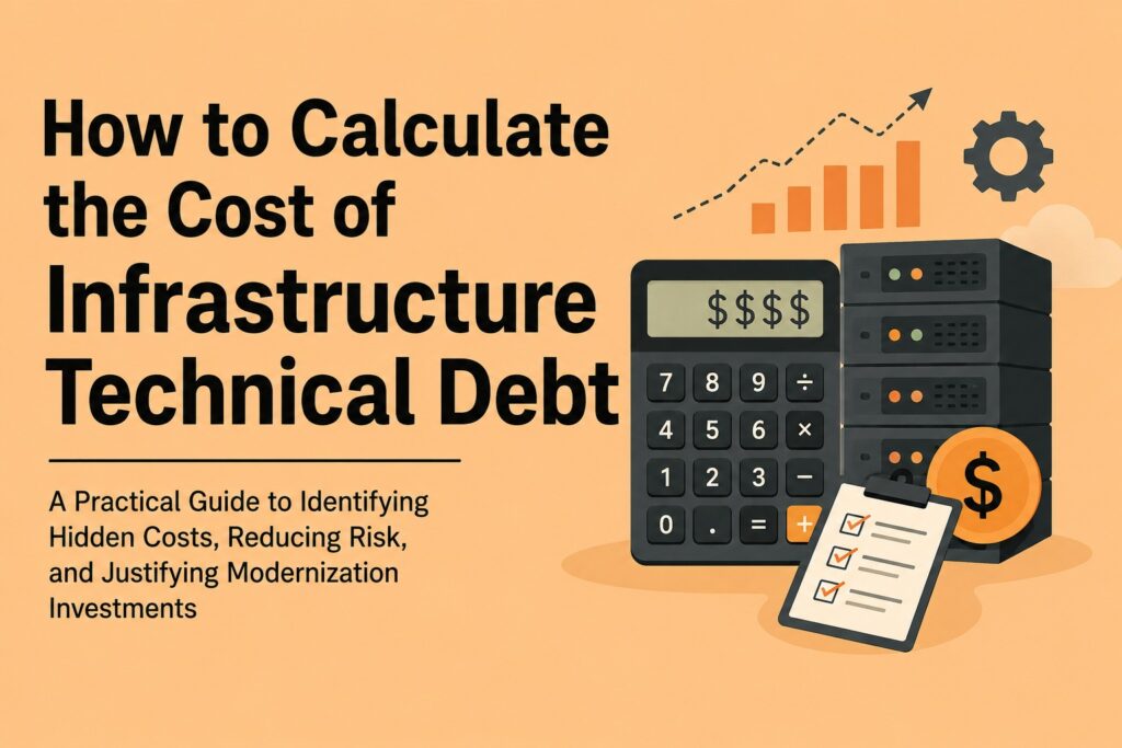 How to calculate the cost of infrastructure technical debt | Blogs How to calculate the cost of infrastructure technical debt
