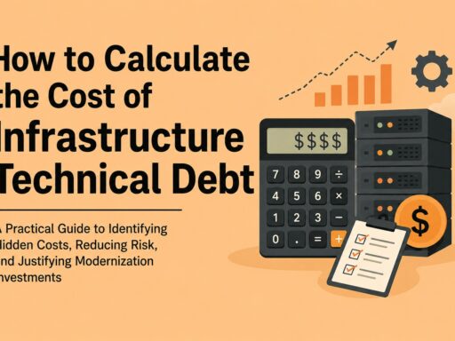 How to calculate the cost of infrastructure technical debt