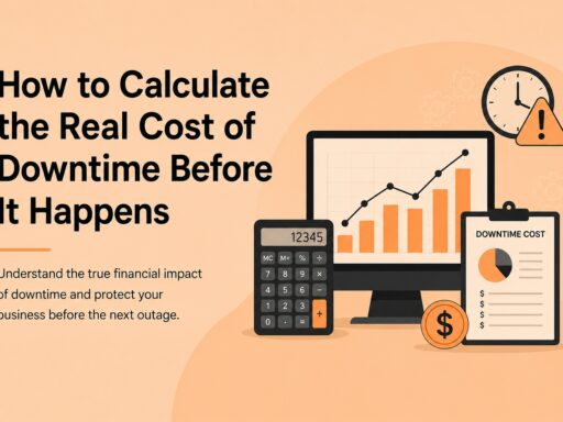 How to calculate the real cost of downtine before fit happens