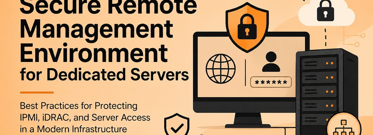How to design a secure remote management environment for dedicated servers