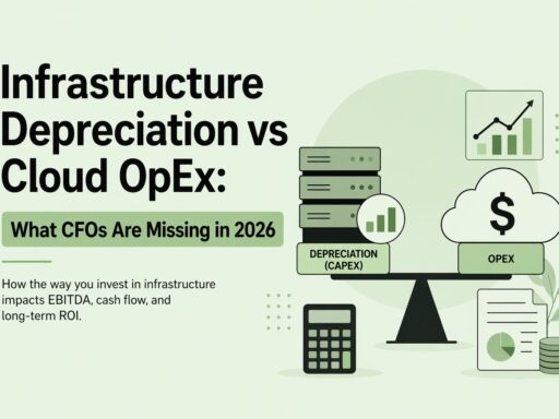 Infrastructure depreciation vs clould OpEx