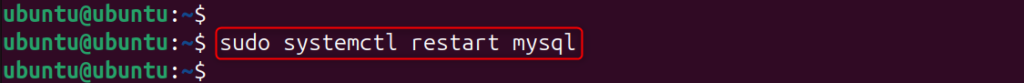 image | Blogs sudo systemctl restart mysql