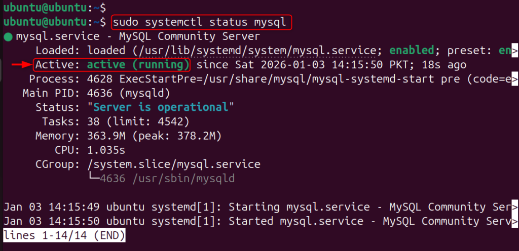 image | Blogs sudo systemctl status mysql