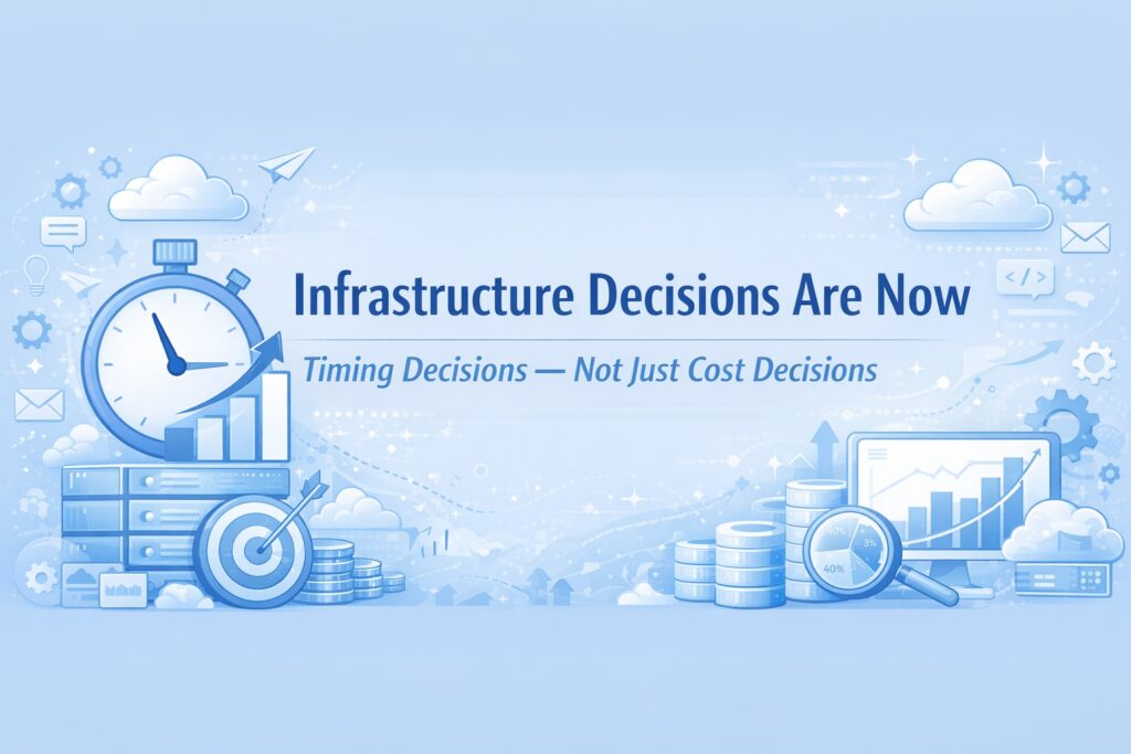 infrastructure_decisions are now timing decisions not just cost decisions | Blogs infrastructure_decisions-are-now-timing-decisions-not-just-cost-decisions