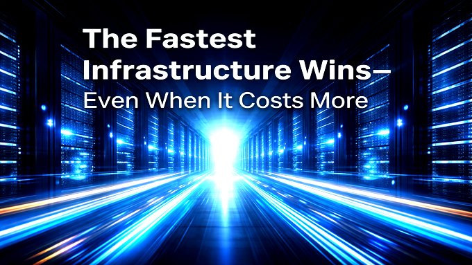 the fastest infrastructure wins | Blogs the fastest infrastructure wins