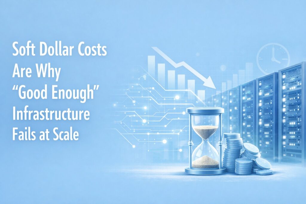 soft dollar costs are why good enough infrastructure fails at scale | Blogs soft-dollar-costs-are-why-good-enough-infrastructure-fails-at-scale