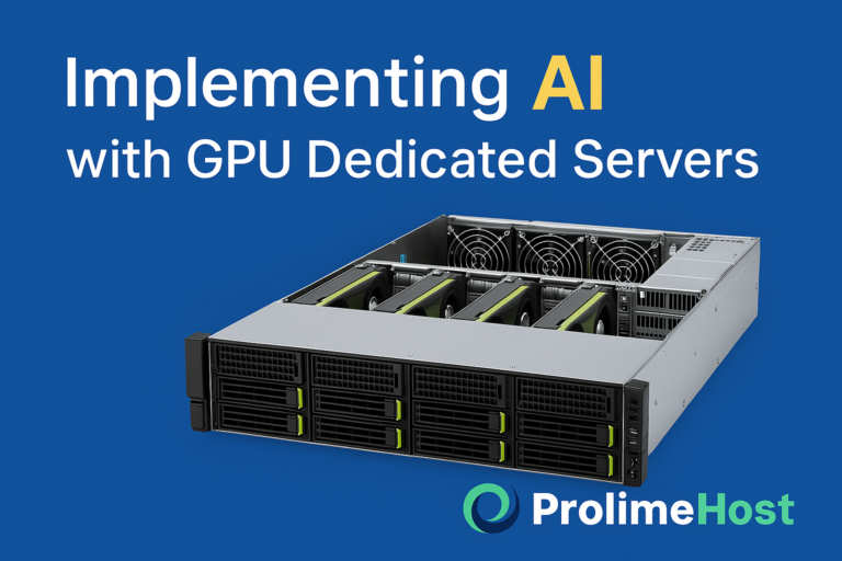 Implementing AI in GPU Dedicated Servers