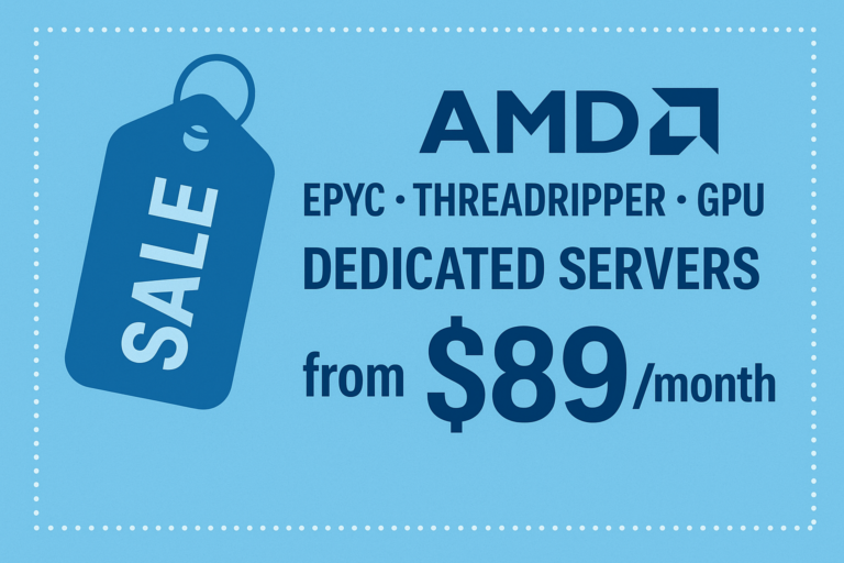 AMD EPYC GPU dedicated server SALE