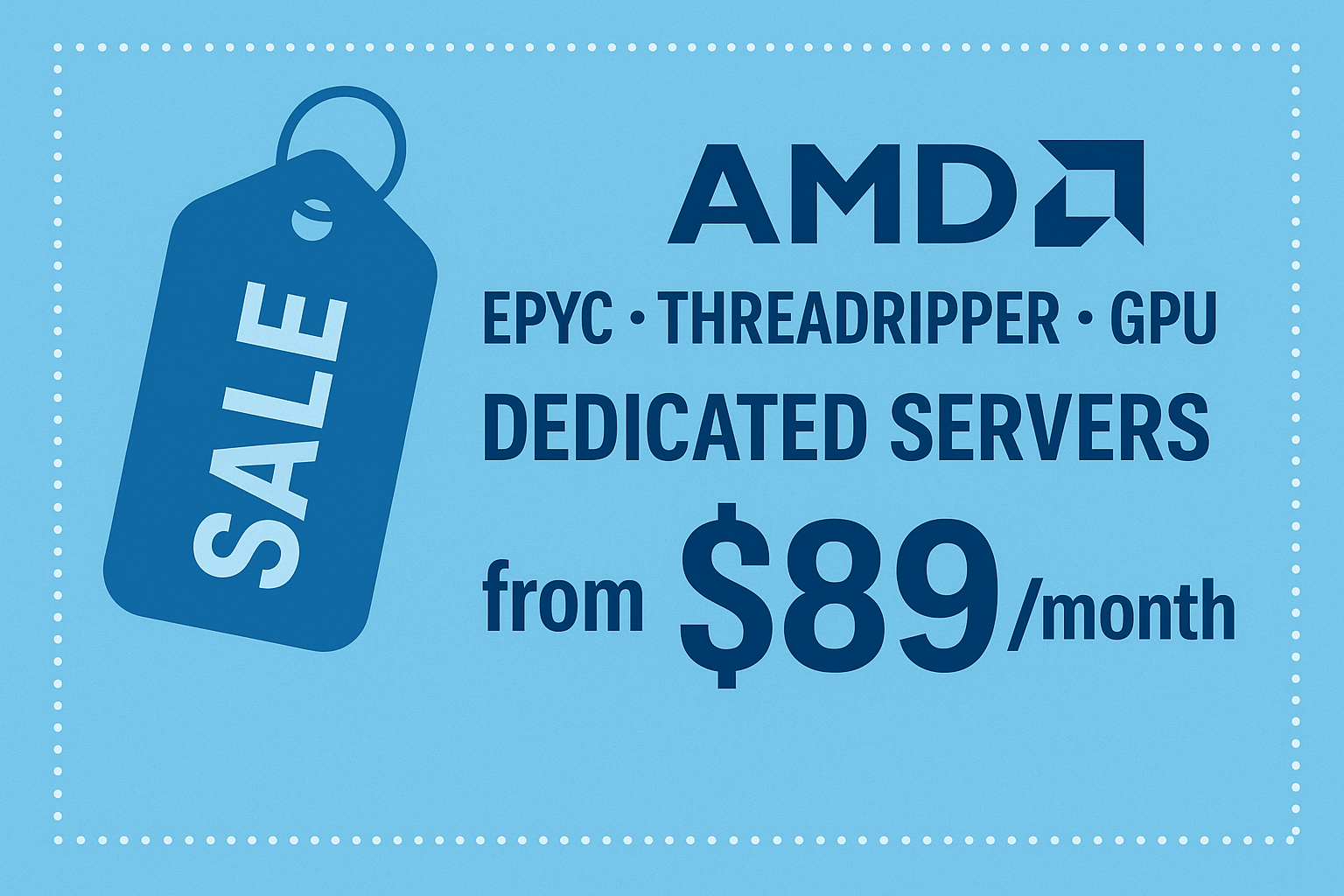 AMD EPYC GPU dedicated server SALE