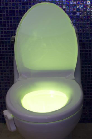 glow-bowl | Blogs A white toilet sitting in a bathroom
Description automatically generated